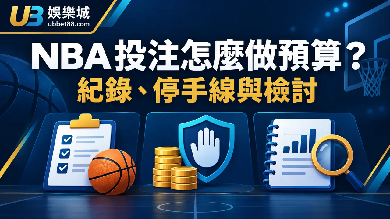 NBA 投注怎麼做預算管理？紀錄、停手線與賽後檢討方法｜財神娛樂城文章精選圖